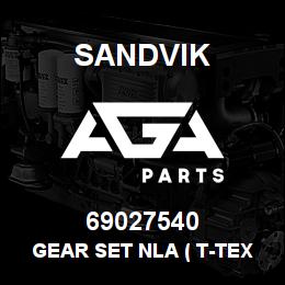 69027540 Sandvik GEAR SET NLA ( T-TEXT ) | AGA Parts