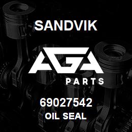 69027542 Sandvik OIL SEAL | AGA Parts