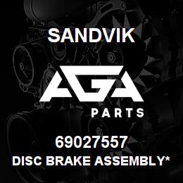 69027557 Sandvik DISC BRAKE ASSEMBLY**NLA | AGA Parts