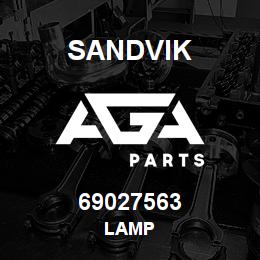 69027563 Sandvik LAMP | AGA Parts