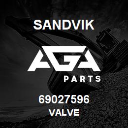 69027596 Sandvik VALVE | AGA Parts