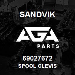 69027672 Sandvik SPOOL CLEVIS | AGA Parts