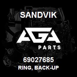 69027685 Sandvik RING, BACK-UP | AGA Parts