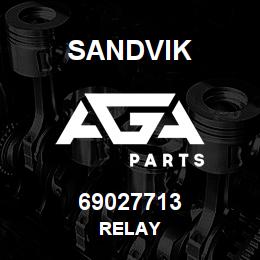 69027713 Sandvik RELAY | AGA Parts