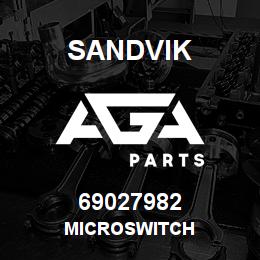 69027982 Sandvik MICROSWITCH | AGA Parts