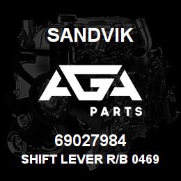 69027984 Sandvik SHIFT LEVER R/B 04695478 RB | AGA Parts