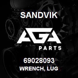 69028093 Sandvik WRENCH, LUG | AGA Parts