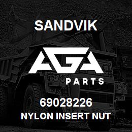 69028226 Sandvik NYLON INSERT NUT | AGA Parts