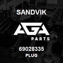 69028335 Sandvik PLUG | AGA Parts
