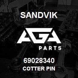 69028340 Sandvik COTTER PIN | AGA Parts