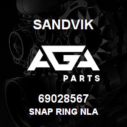 69028567 Sandvik SNAP RING NLA | AGA Parts