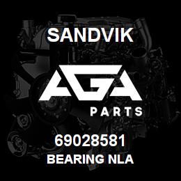 69028581 Sandvik BEARING NLA | AGA Parts