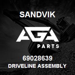 69028639 Sandvik DRIVELINE ASSEMBLY | AGA Parts