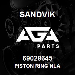 69028645 Sandvik PISTON RING NLA | AGA Parts