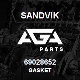 69028652 Sandvik GASKET | AGA Parts