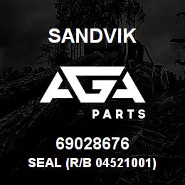 69028676 Sandvik SEAL (R/B 04521001) RB | AGA Parts