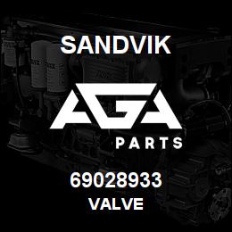 69028933 Sandvik VALVE | AGA Parts