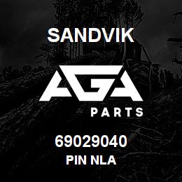 69029040 Sandvik PIN NLA | AGA Parts