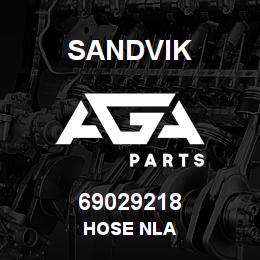 69029218 Sandvik HOSE NLA | AGA Parts