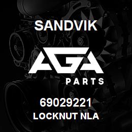 69029221 Sandvik LOCKNUT NLA | AGA Parts