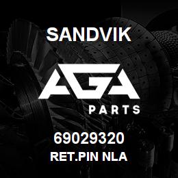 69029320 Sandvik RET.PIN NLA | AGA Parts