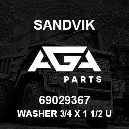 69029367 Sandvik WASHER 3/4 X 1 1/2 USE 64404347 RB | AGA Parts