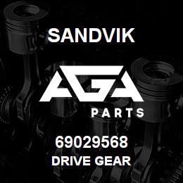 69029568 Sandvik DRIVE GEAR | AGA Parts