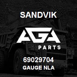 69029704 Sandvik GAUGE NLA | AGA Parts