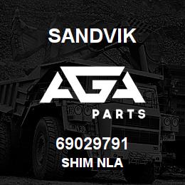 69029791 Sandvik SHIM NLA | AGA Parts