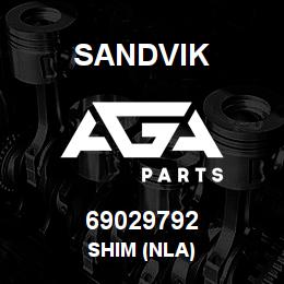 69029792 Sandvik SHIM (NLA) | AGA Parts