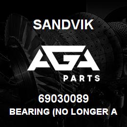 69030089 Sandvik BEARING (NO LONGER AVAILABLE) | AGA Parts
