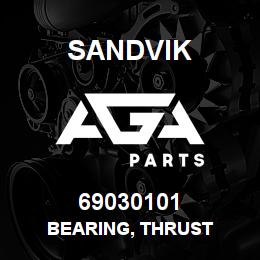 69030101 Sandvik BEARING, THRUST | AGA Parts