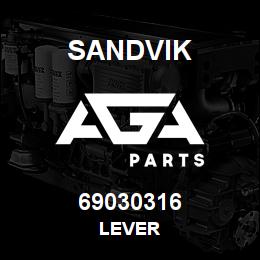 69030316 Sandvik LEVER | AGA Parts