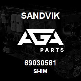 69030581 Sandvik SHIM | AGA Parts