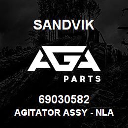 69030582 Sandvik AGITATOR ASSY - NLA SUPPLIER T-TEXT | AGA Parts