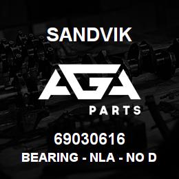 69030616 Sandvik BEARING - NLA - NO DWG - V.PN UNKNOWN | AGA Parts