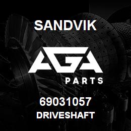 69031057 Sandvik DRIVESHAFT | AGA Parts