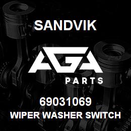 69031069 Sandvik WIPER WASHER SWITCH | AGA Parts