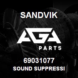 69031077 Sandvik SOUND SUPPRESSI | AGA Parts