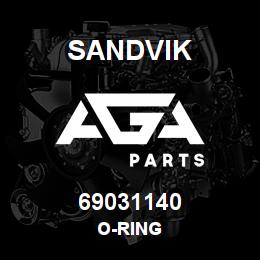 69031140 Sandvik O-RING | AGA Parts