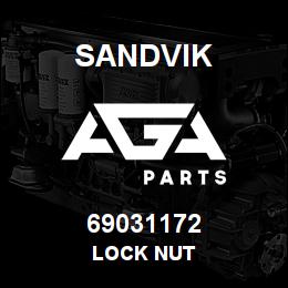 69031172 Sandvik LOCK NUT | AGA Parts