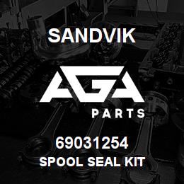 69031254 Sandvik SPOOL SEAL KIT | AGA Parts