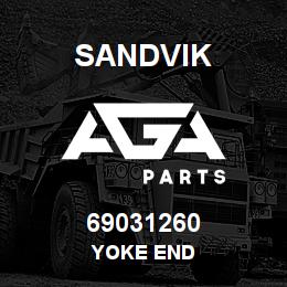 69031260 Sandvik YOKE END | AGA Parts