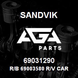 69031290 Sandvik R/B 69003580 R/V CARTRIDGE RB | AGA Parts