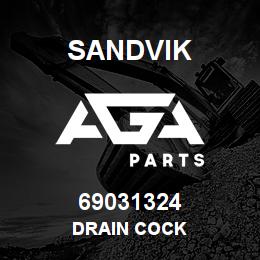 69031324 Sandvik DRAIN COCK | AGA Parts