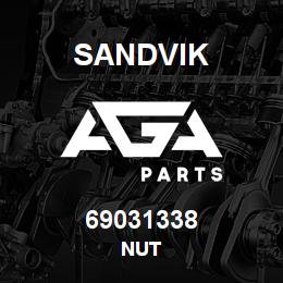 69031338 Sandvik NUT | AGA Parts