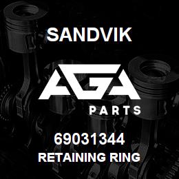69031344 Sandvik RETAINING RING | AGA Parts