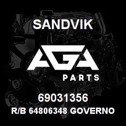 69031356 Sandvik R/B 64806348 GOVERNOR RB | AGA Parts