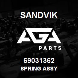 69031362 Sandvik SPRING ASSY | AGA Parts