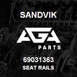 69031363 Sandvik SEAT RAILS | AGA Parts